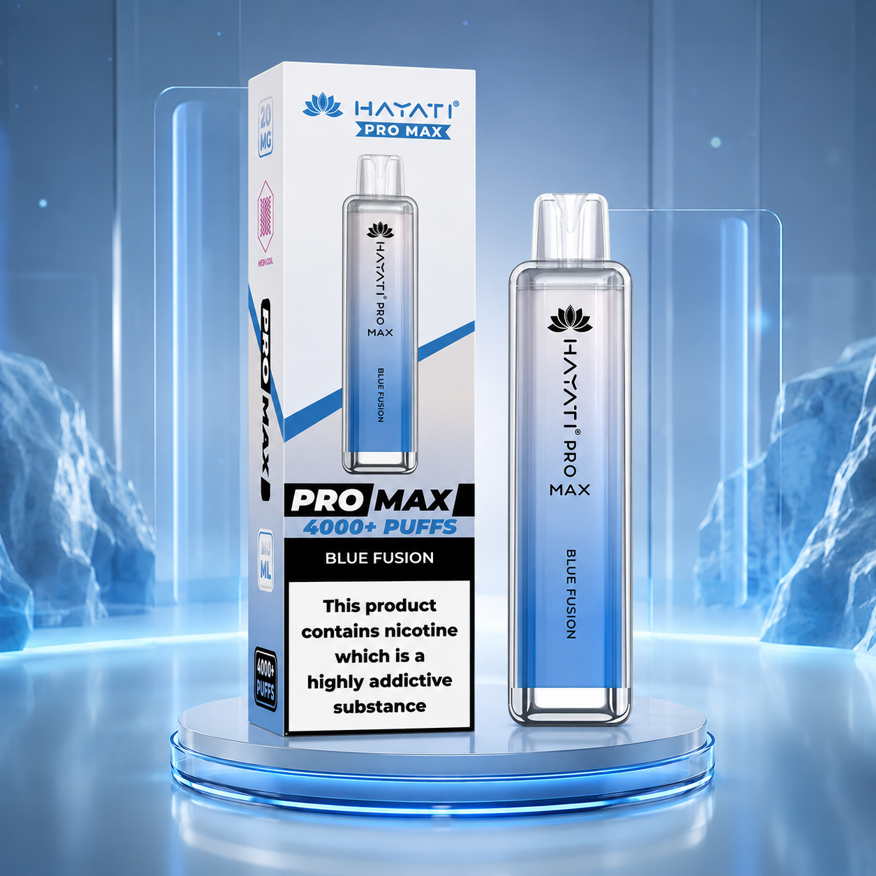 Hayati Pro Max 4K Sem Nicotina Vape Descartável